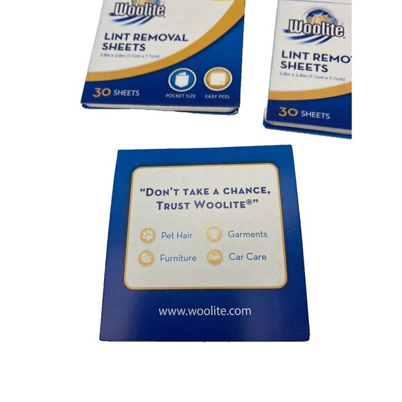 Woolite Lint Roll Sheets 3 Packs of 30 Each - New Condition - Picture 4 of 4